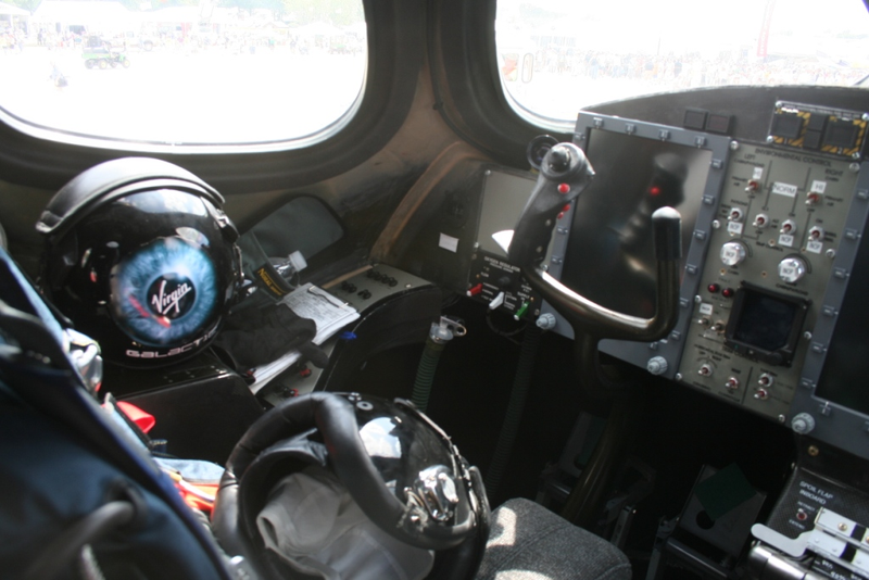 Illustration for article titled First Pictures of Virgin Galactic WhiteKnightTwo Interior